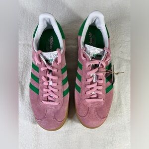 Adidas Gazelle Bold Shoes. Pink & green platform. Women’s size 7.5.